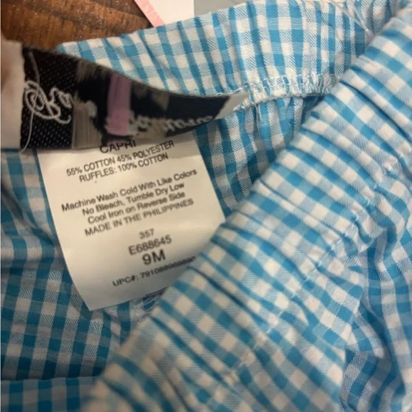 NWT Rare Editions Easter Bunny Polka Dot Baby Girl Set, 9 Months - Picture 5 of 10